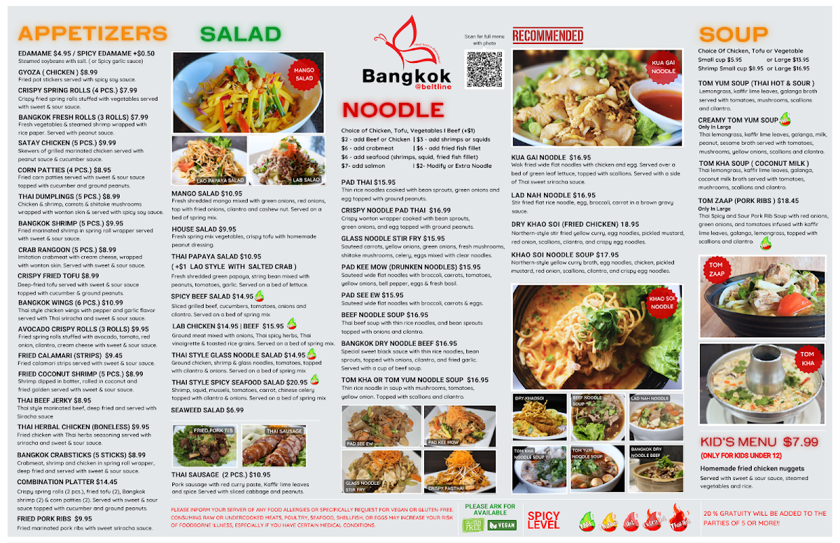 Menu Bangkok @ Beltline-1